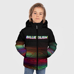 Куртка зимняя для мальчика BILLIE EILISH: Black Glitch, цвет: 3D-черный — фото 2