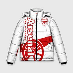 Куртка зимняя для мальчика Arsenal, цвет: 3D-черный