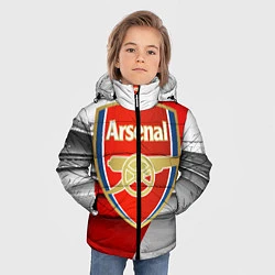 Куртка зимняя для мальчика Arsenal, цвет: 3D-черный — фото 2