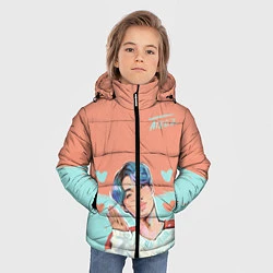 Куртка зимняя для мальчика Ateez, цвет: 3D-светло-серый — фото 2