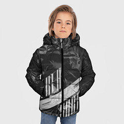 Куртка зимняя для мальчика Trea Sure Ateez, цвет: 3D-светло-серый — фото 2