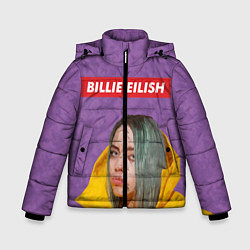 Куртка зимняя для мальчика Billie Eilish, цвет: 3D-черный