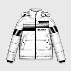 Куртка зимняя для мальчика Ateez, цвет: 3D-светло-серый