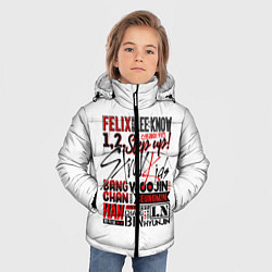 Куртка зимняя для мальчика Stray Kids, цвет: 3D-черный — фото 2
