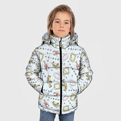 Куртка зимняя для мальчика Friends, цвет: 3D-светло-серый — фото 2