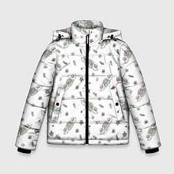 Куртка зимняя для мальчика Central Perk, цвет: 3D-светло-серый