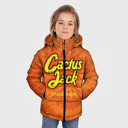 Куртка зимняя для мальчика Cactus Jack, цвет: 3D-черный — фото 2