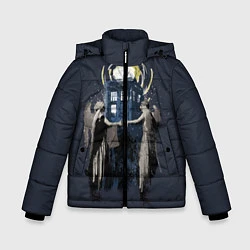Куртка зимняя для мальчика Doctor Who, цвет: 3D-светло-серый