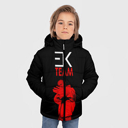 Куртка зимняя для мальчика ЕГОР КРИД TEAM, цвет: 3D-черный — фото 2