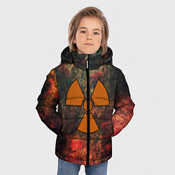 Куртка зимняя для мальчика СТАЛКЕР, цвет: 3D-черный — фото 2