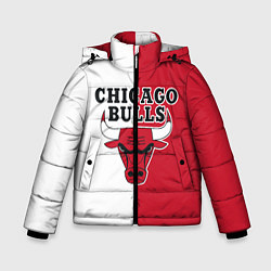 Куртка зимняя для мальчика CHICAGO BULLS, цвет: 3D-черный