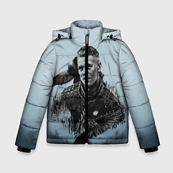 Куртка зимняя для мальчика Vikings, цвет: 3D-черный