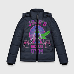 Куртка зимняя для мальчика Приключения ДжоДжо, цвет: 3D-черный