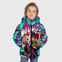 Куртка зимняя для мальчика Jojo, цвет: 3D-черный — фото 2