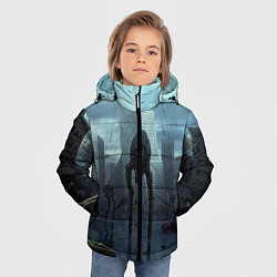 Куртка зимняя для мальчика Халф-лайф, цвет: 3D-светло-серый — фото 2