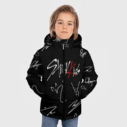Куртка зимняя для мальчика STRAY KIDS, цвет: 3D-черный — фото 2