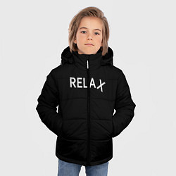 Куртка зимняя для мальчика Relax 1, цвет: 3D-черный — фото 2