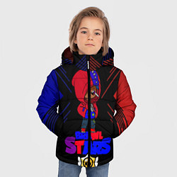 Куртка зимняя для мальчика BRAWL STARS х LEON STYLE, цвет: 3D-черный — фото 2