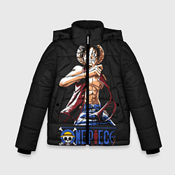 Куртка зимняя для мальчика One Piece, цвет: 3D-светло-серый