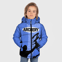 Куртка зимняя для мальчика Archery, цвет: 3D-черный — фото 2