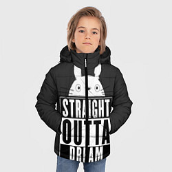 Куртка зимняя для мальчика Тоторо Straight outta dream, цвет: 3D-светло-серый — фото 2