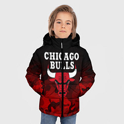Куртка зимняя для мальчика CHICAGO BULLS, цвет: 3D-красный — фото 2