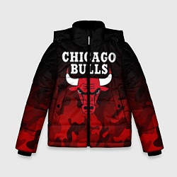 Куртка зимняя для мальчика CHICAGO BULLS, цвет: 3D-черный