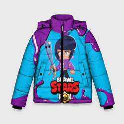 Куртка зимняя для мальчика BRAWL STARS BIBI, цвет: 3D-черный