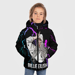 Куртка зимняя для мальчика BILLIE EILISH, цвет: 3D-черный — фото 2