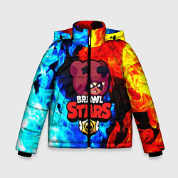 Куртка зимняя для мальчика BRAWL STARS NITA, цвет: 3D-черный