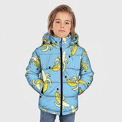 Куртка зимняя для мальчика Banana art, цвет: 3D-черный — фото 2