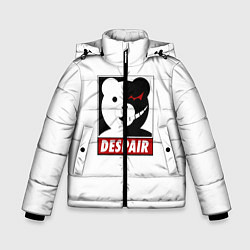 Куртка зимняя для мальчика Monokuma, цвет: 3D-светло-серый