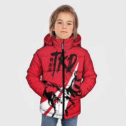 Куртка зимняя для мальчика Taekwondo, цвет: 3D-черный — фото 2