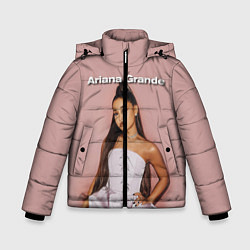 Куртка зимняя для мальчика Ariana Grande Ариана Гранде, цвет: 3D-красный