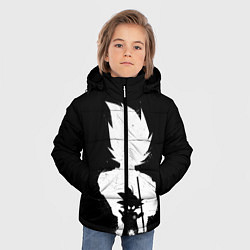 Куртка зимняя для мальчика Mini Dragon Ball, цвет: 3D-черный — фото 2