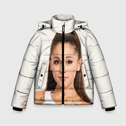 Куртка зимняя для мальчика Ariana Grande Ариана Гранде, цвет: 3D-черный