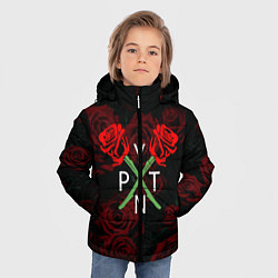Куртка зимняя для мальчика Payton Moormeie, цвет: 3D-черный — фото 2
