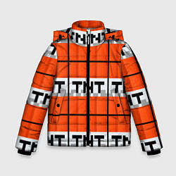 Куртка зимняя для мальчика Minecraft-Динамит, цвет: 3D-красный