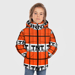 Куртка зимняя для мальчика Minecraft-Динамит, цвет: 3D-черный — фото 2