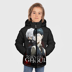 Куртка зимняя для мальчика Токийский гуль, цвет: 3D-черный — фото 2