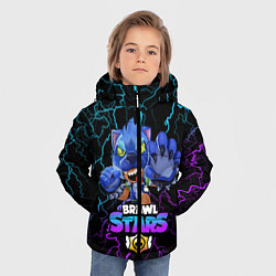 Куртка зимняя для мальчика Brawl Stars LEON, цвет: 3D-светло-серый — фото 2
