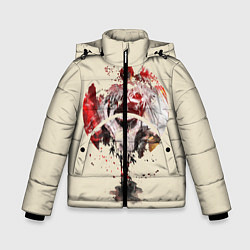 Куртка зимняя для мальчика Tokyo Ghoul, цвет: 3D-черный