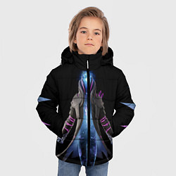 Куртка зимняя для мальчика Fortnite Спина, цвет: 3D-черный — фото 2