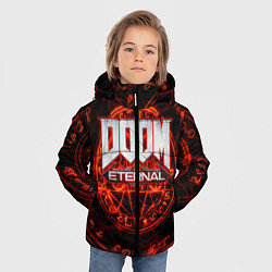 Куртка зимняя для мальчика DOOM, цвет: 3D-черный — фото 2