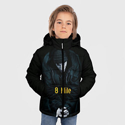 Куртка зимняя для мальчика EMINEM, цвет: 3D-черный — фото 2