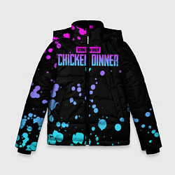Куртка зимняя для мальчика Chicken Dinner, цвет: 3D-черный