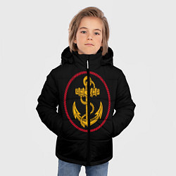 Куртка зимняя для мальчика ВМФ, цвет: 3D-светло-серый — фото 2