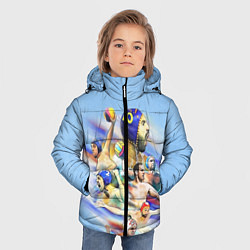 Куртка зимняя для мальчика Water polo players, цвет: 3D-красный — фото 2
