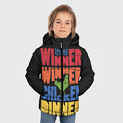Куртка зимняя для мальчика Winner Chicken Dinner, цвет: 3D-черный — фото 2
