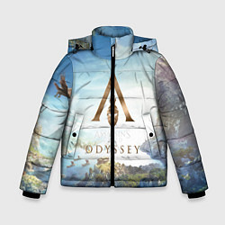 Куртка зимняя для мальчика Oddysey, цвет: 3D-светло-серый